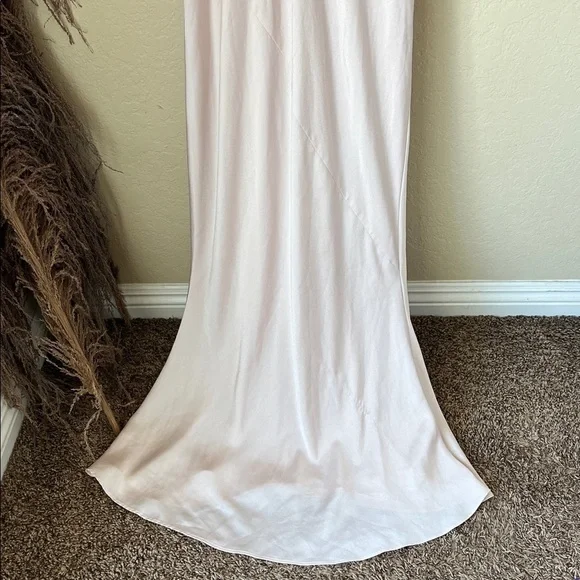 Shona joy ivory  satin luxe bias cowl neck maxi slip dress - Picture 11 of 16